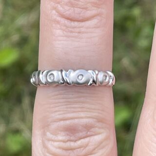 Bague diamants en or 18 carats d&rsquo;occasion