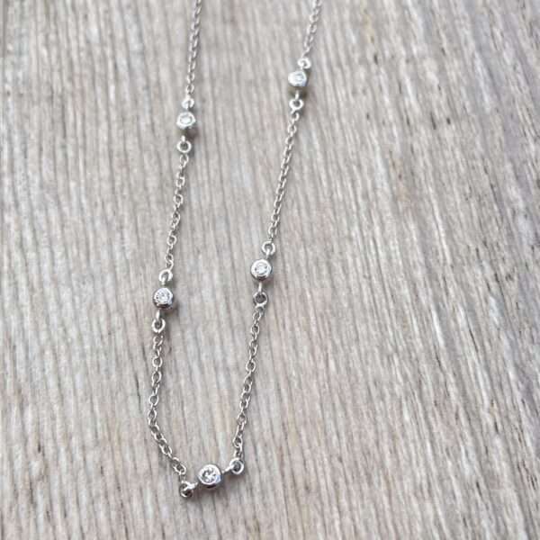 Collier diamants or 18 carats occasion
