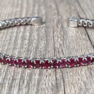 Bracelet rubis en or 18 carats d’occasion