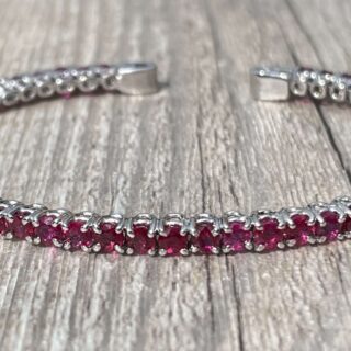 Bracelet rubis en or 18 carats d&rsquo;occasion