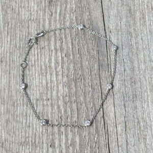 Bracelet diamants en or 18 carats d’occasion