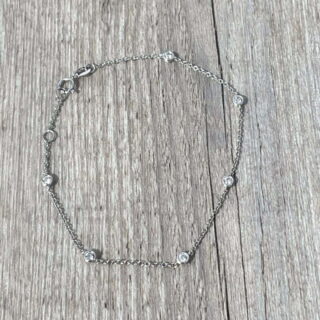 Bracelet diamants en or 18 carats d&rsquo;occasion