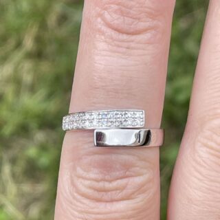 Bague diamants en or 18 carats d&rsquo;occasion