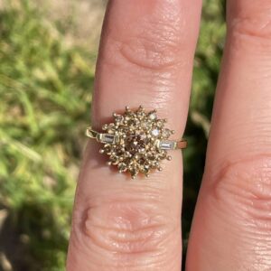 Bague chou en or 18 carats d’occasion