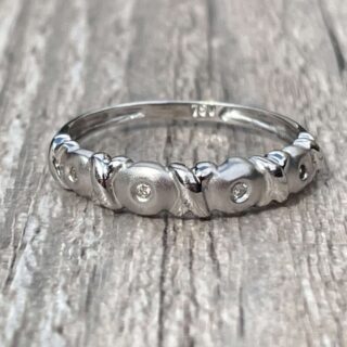 Bague diamants en or 18 carats d&rsquo;occasion