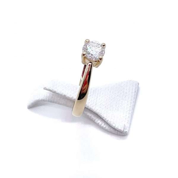 Solitaire diamant or 18 carats occasion