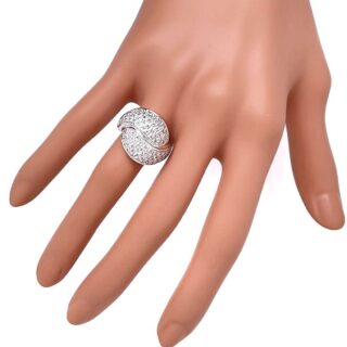 Bague diamants en or 18 carats d&rsquo;occasion