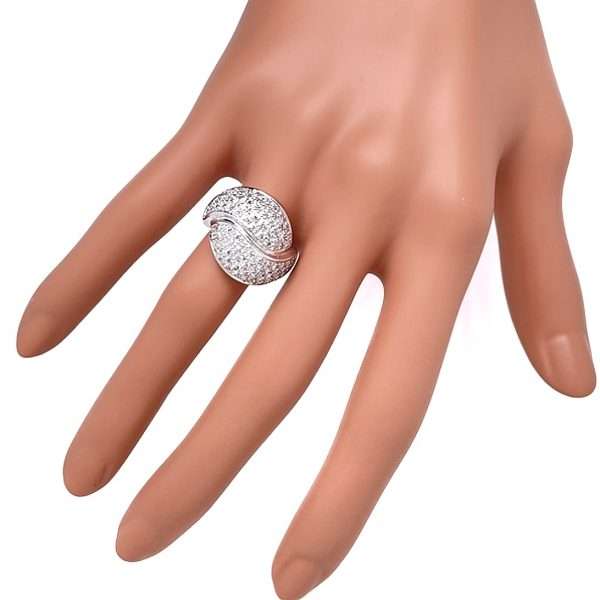 Bague diamants or 18 carats occasion