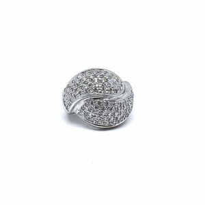 Bague diamants en or 18 carats d’occasion
