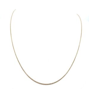 Chaîne maille forçat en or 18 carats d’occasion