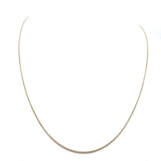 Chaîne maille forçat en or 18 carats d&rsquo;occasion