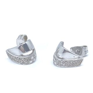 Boucles d’oreilles diamants en or 18 carats d&rsquo;occasion