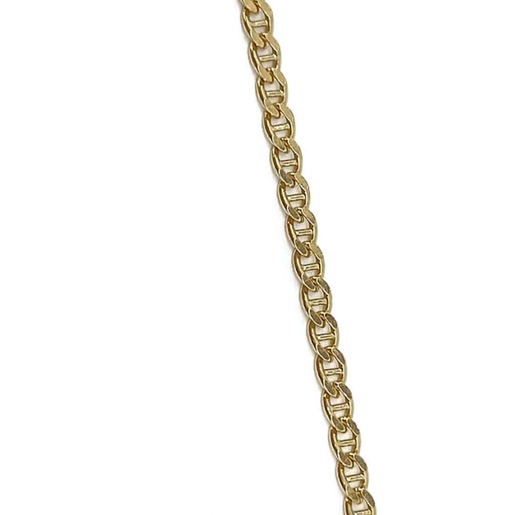 Collier Maille Marine En Plaqué Or Jaune 45cm - Bijou Mixte Neuf étiqueté - Bijouxia