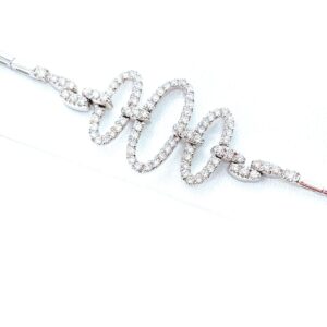 Bracelet diamants en or 18 carats d’occasion