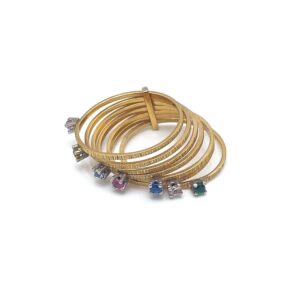 Bague Semainier en or 18 carats d’occasion