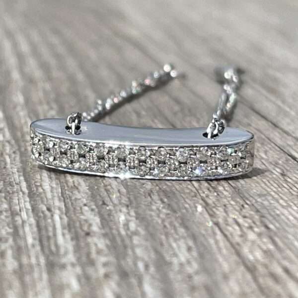 Bracelet diamants or 18 carats platine occasion