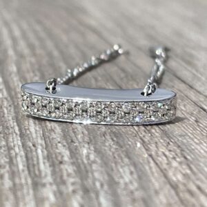 Bracelet diamants en or 18 carats et platine d’occasion