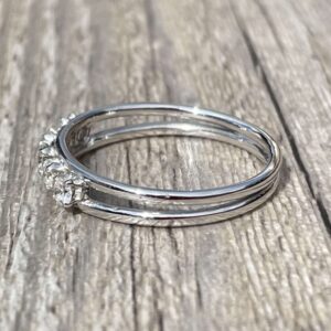 Bagues diamants en or 18 carats d’occasion