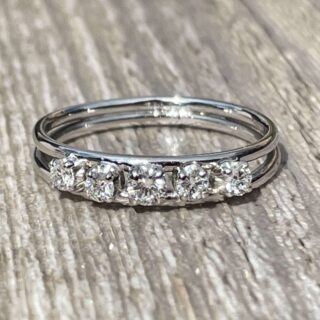 Bagues diamants en or 18 carats d&rsquo;occasion