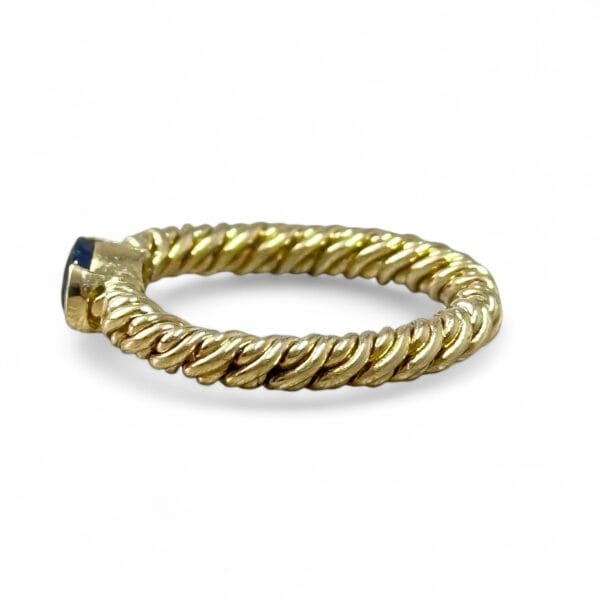 Bague saphir Pomellato or 18 carats occasion