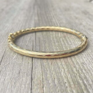 Bracelet jonc en or 18 carats d&rsquo;occasion