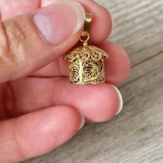 Pendentif or 18 carats occasion | Des Bijoux en Or Pendentif filigrane en or 18 carats d’occasion