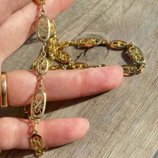 Sautoir en or 18 carats d&rsquo;occasion