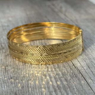 Bracelet semainier en or 18 carats d&rsquo;occasion