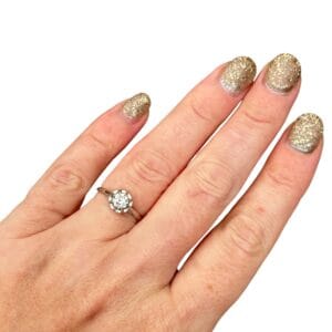 Solitaire 0.50 carat en or 18 carats d’occasion