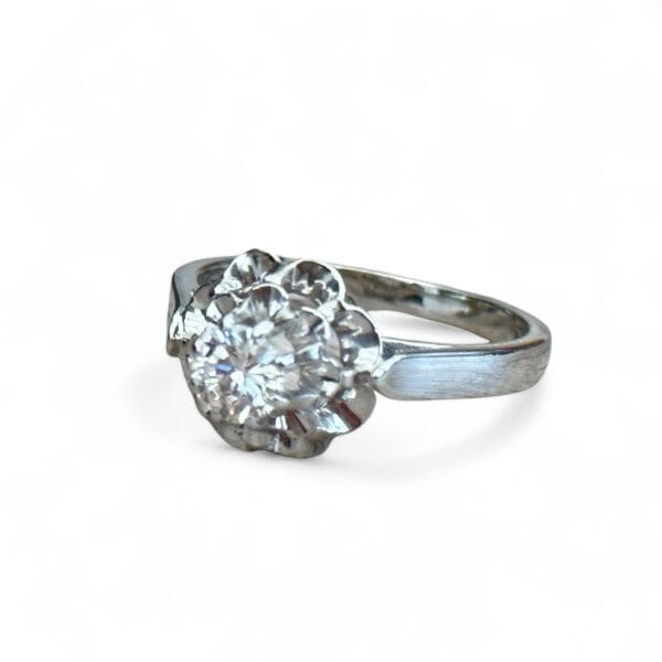 Solitaire diamant 0,33 carat or 18 carats