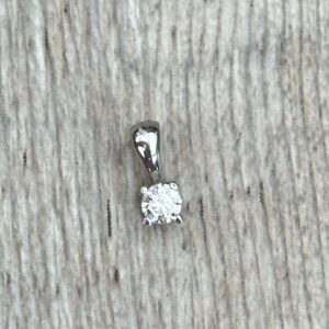 Pendentif diamant en or 18 carats