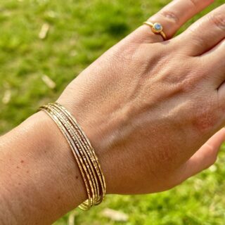 Bracelet semainier en or rose 18 carats