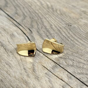 Demi-créoles en or 18 carats d’occasion