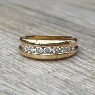 Bague jonc en or 18 carats