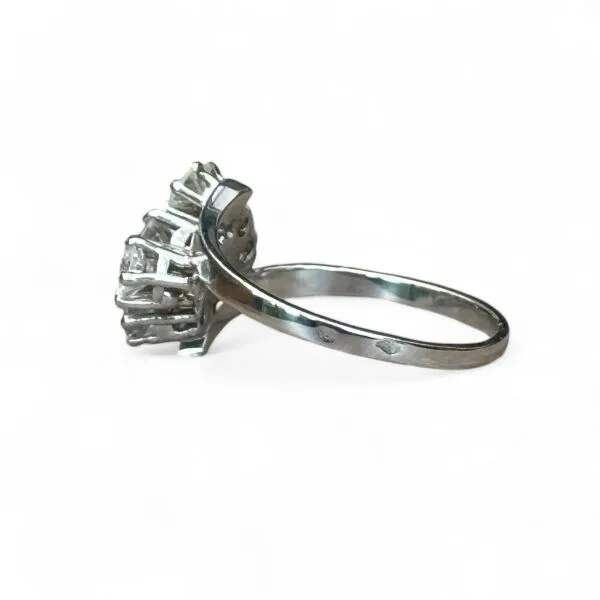 Bague en or 18 carats d'occasion avec diamants