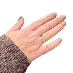 Bague d’occasion en or 18 carats