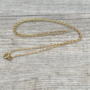 Chaîne maille cheval en or 18 carats d’occasion