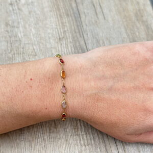 Bracelet rivière en or 18 carats d’occasion