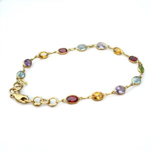 Bracelet rivière en or 18 carats d’occasion