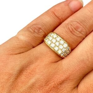 Bague Pavage Diamants Carl Bucherer