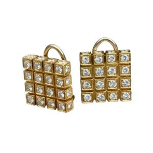 Boucles d’oreilles à clips en or 18 carats