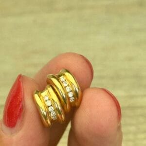 Demi Créoles en Or 18 Carats
