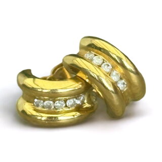 Demi Créoles en Or 18 Carats