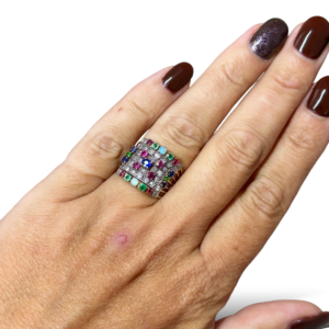 Bague semainier en or 18 carats