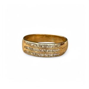 Bague diamants en or 18 carats