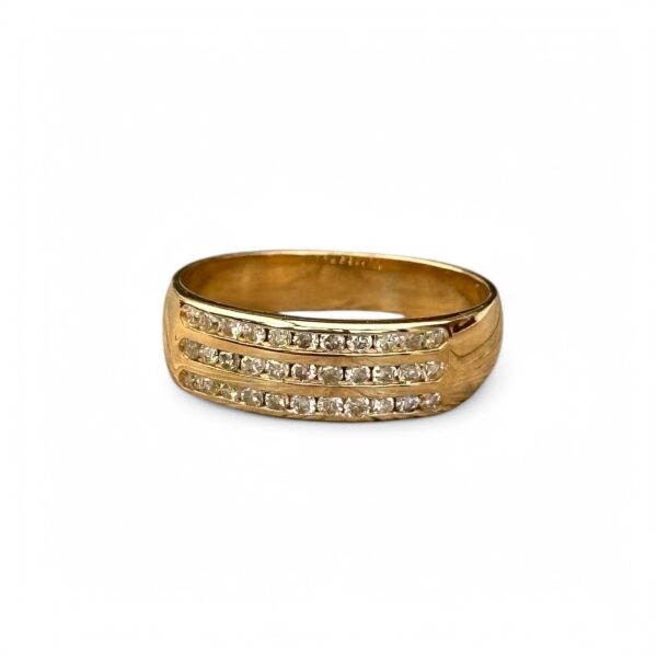 Bague diamants en or 18 carats