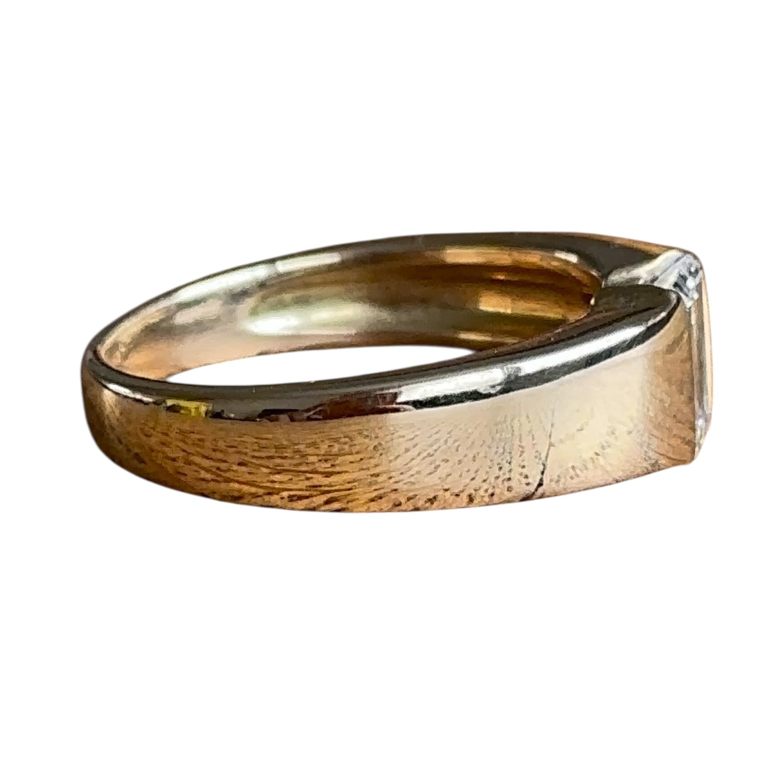 Solitaire or diamant rectangle | Des Bijoux en Or Solitaire or diamant rectangle