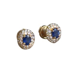 Boucles d’oreilles Marguerite en or 18 carats